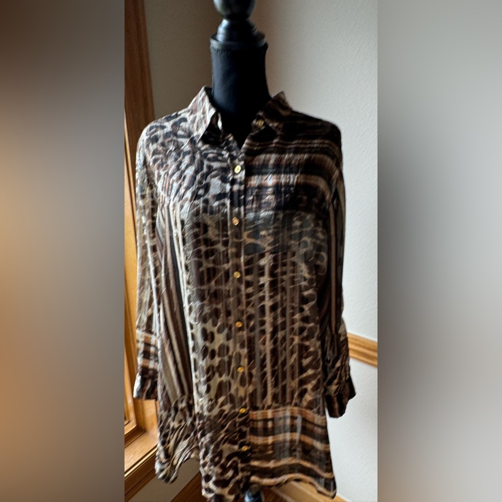Chico's blouse tunic length